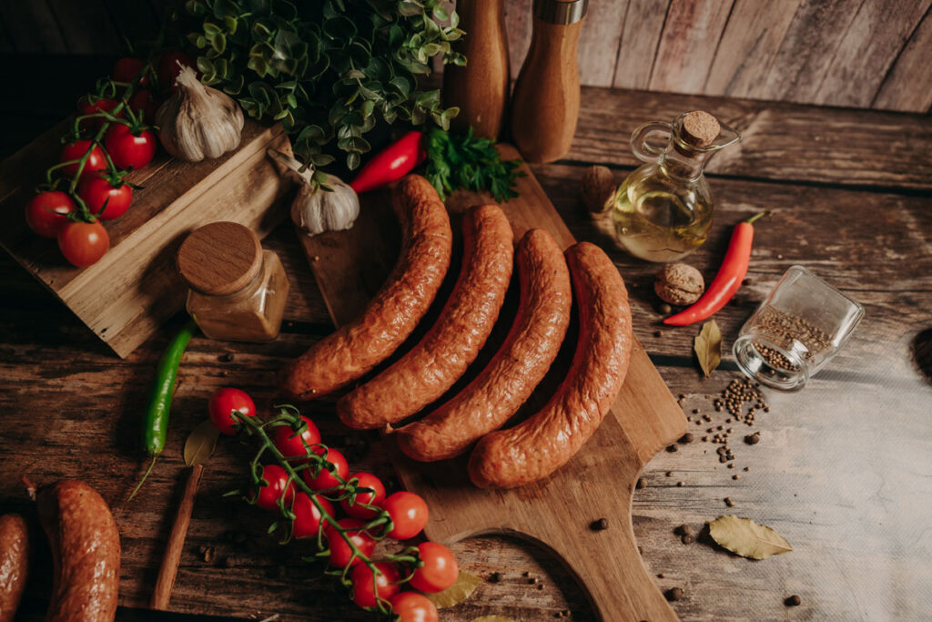 mięso na grilla - kiełbasa do chłopa Janeta