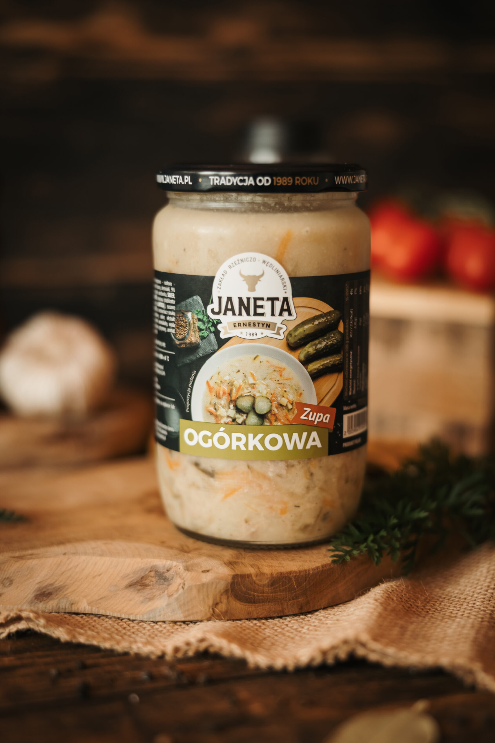Zupa ogórkowa w słoiku, producent garmażerki